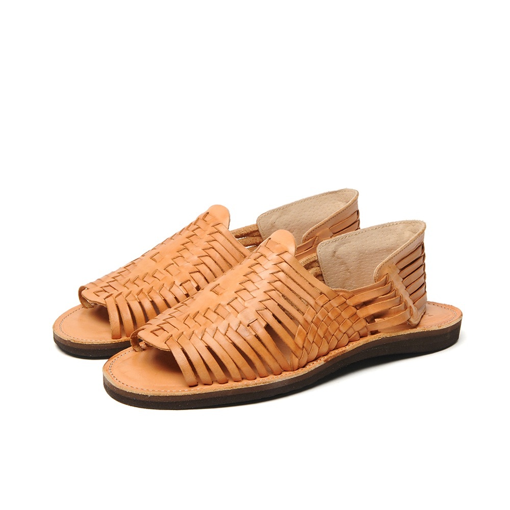 Chamula Chichen Open Toe Huarache Sandal Black Size 5